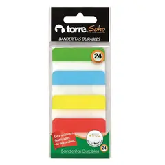 TORRE - Banderitas Durables 24 Unidades