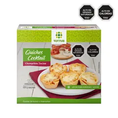 TOTTUS - Quiche Cocktail Champiñón Tocino