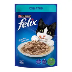 FELIX POUCH - ALIM. HUM FELIX POUCH SENS ATUN SALS 85G.