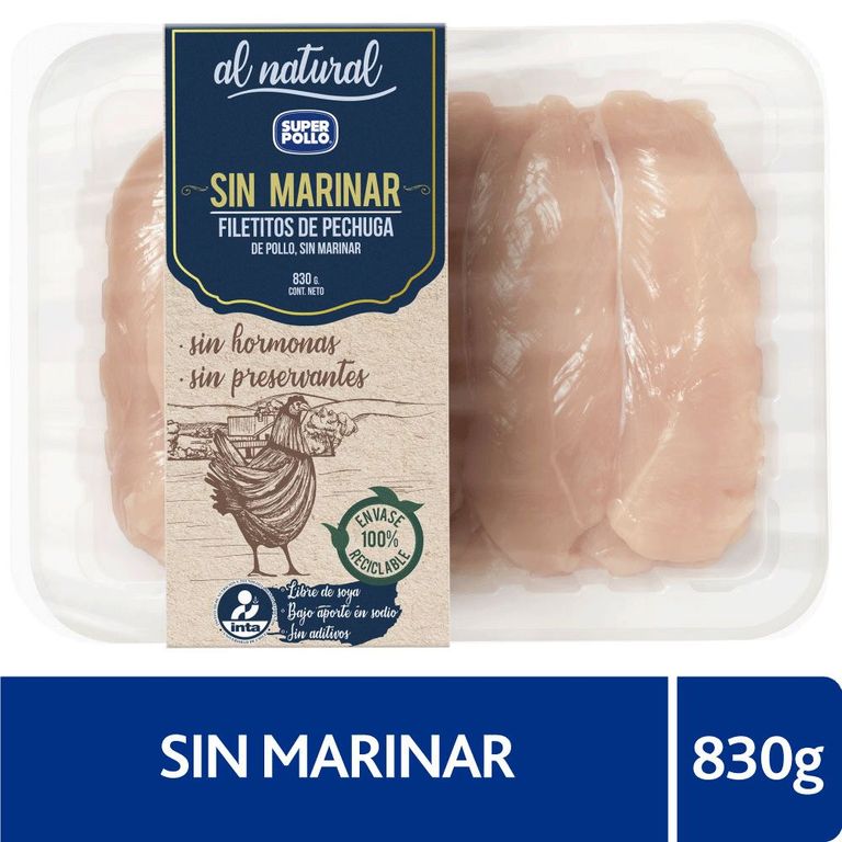 Filetitos de Pollo al Natural - Tottus - $7.390