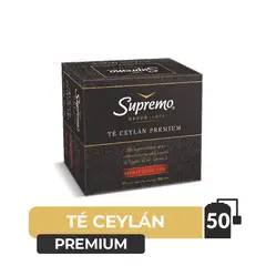 SUPREMO - Té Ceylán Premium 50 Un