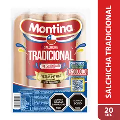MONTINA - Salchichas Tradicionales Montina 20 Un