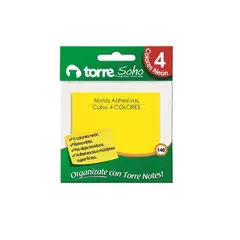 TORRE - BL. CUBO 4 COLORES NEON