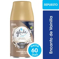 GLADE - Repuesto Desodorante Ambiental Glade Automático Vainilla 270 ml