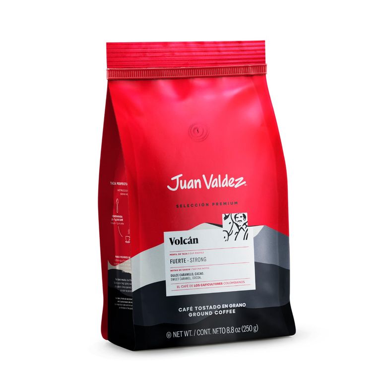 Cafe en Grano Tostado Volcan Juan Valdez 250 g