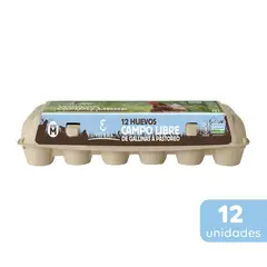 ECOTERRA - Huevos de Color Gallinas Libres Medianos Ecoterra 12 Un