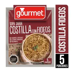 GOURMET - Sopa Costilla Fideos