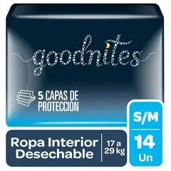 HUGGIES - Calzon Good Nites S/M