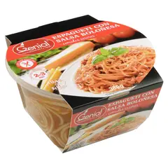 GENIAL - Espagueti con Salsa Boloñesa Genial 380 g