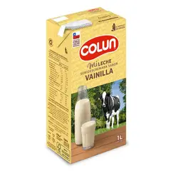 COLUN - Leche Semidescremada Sabor Vainilla
