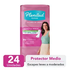 PLENITUD FEMME - Protector Normal 24 UN