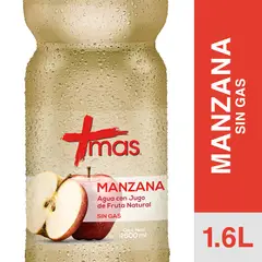 MAS - Agua Sabor Manzana Sin Gas 1.6 L