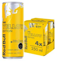 RED BULL - Pack Bebidas Energéticas Summer 4 x 250 ml