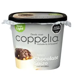 COPPELIA - HELADO LIGHT CHOC.SUIZO 800ML