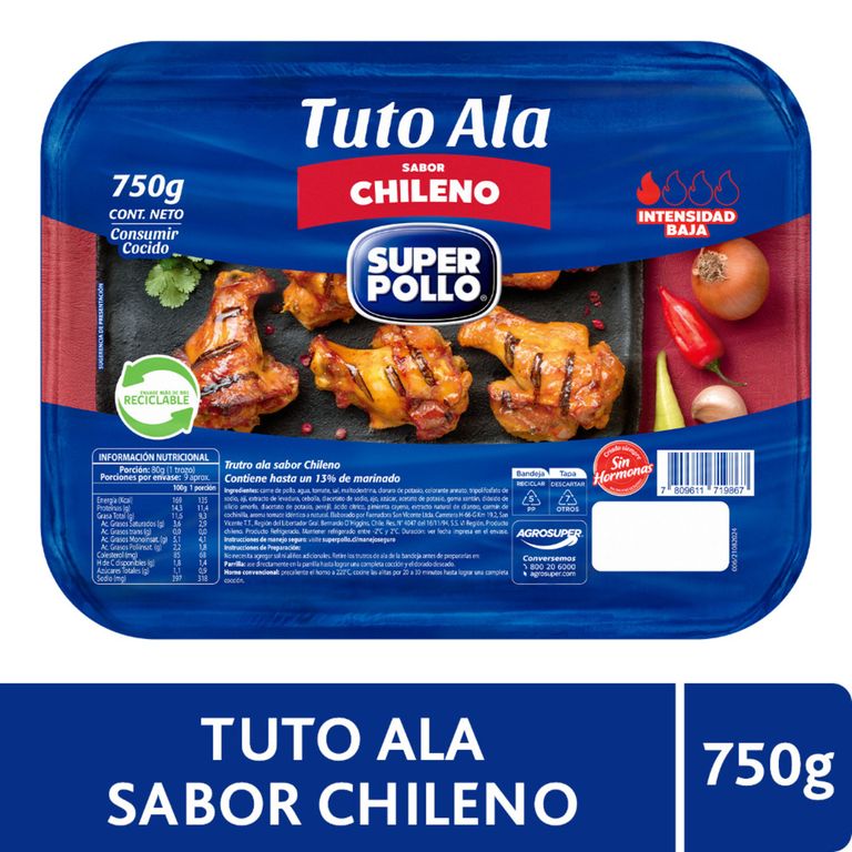 Alitas de Pollo Chilenas - Tottus - $5.250