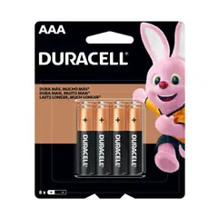 DURACELL - Pilas C&B AAA 8 Unidades