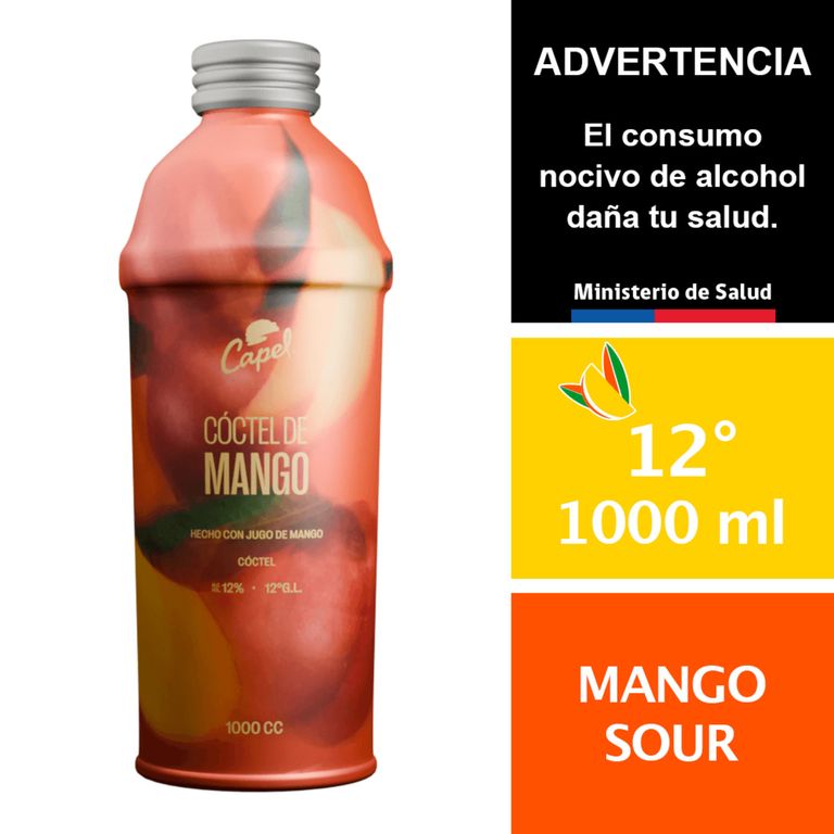 Pisco Sour Mango Capel 12° 1 Lt