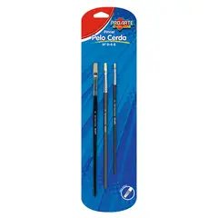 PROARTE - Pincel Pelo Cerda Plano N.0-4-8