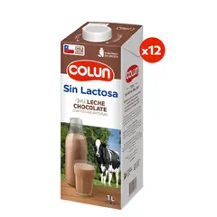 COLUN - Pack Leche Sin Lactosa Sabor Chocolate