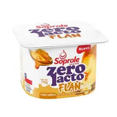 SOPROLE - Flan Vainilla Zero Lacto
