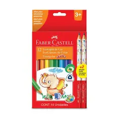 FABER CASTELL - Lápices 12 Colores Jumbo