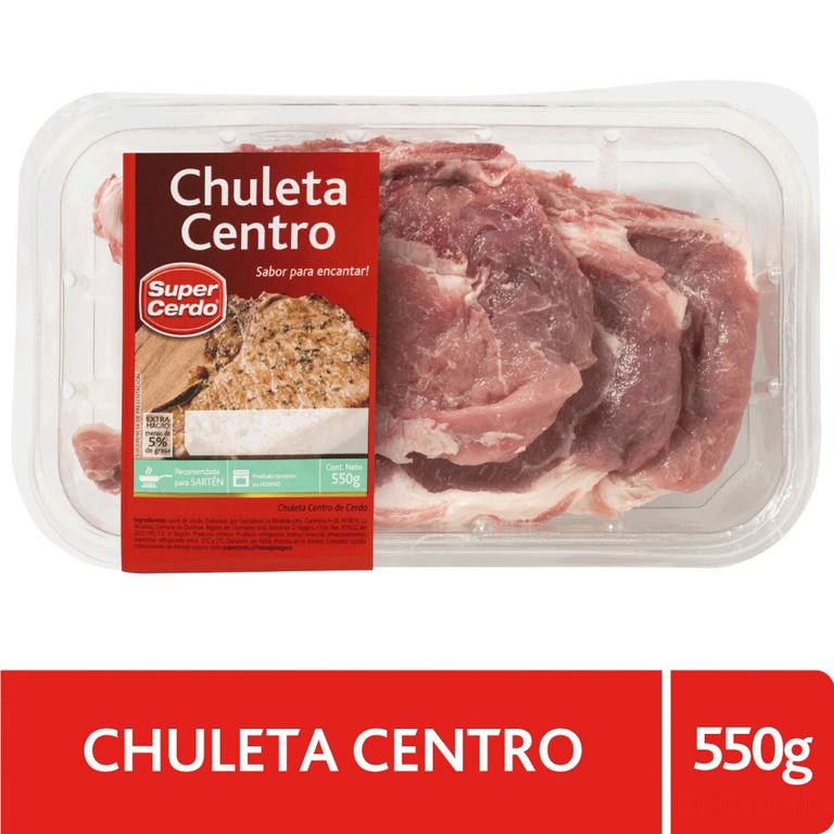 Chuleta Centro de Cerdo - Tottus - $4.950