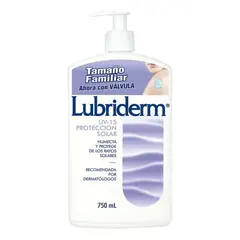LUBRIDERM - Crema Corporal con Protector Solar UV 15 750 ml