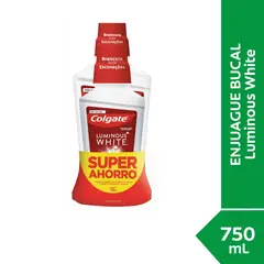 COLGATE - Enjuague Bucal Colgate Luminous White 500 ml