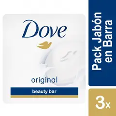 DOVE - Pack Jabón en Barra Original 3 x 90 g