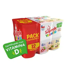 SOPROLE - Pack Yoghurt Batido Yoghito