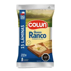 COLUN - QUESO RANCO LAMINADO COLUN 250 GRS.