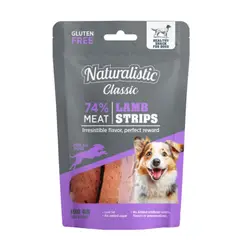 NATURALISTIC - Snack para Perro Lamb Strips Naturalistic 100 g