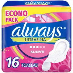 ALWAYS - Toalla Ultrafina con Alas Día