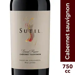 SUTIL - Vino Gran Reserva Cabernet Sauvignon 13°