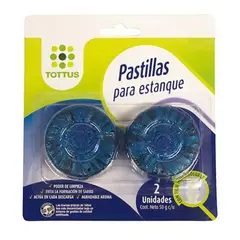 TOTTUS - PASTILLA ESTANQUE AZUL TOTTUS 100 GR