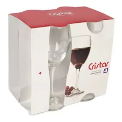 CRISTAR - Display 4 Copas Vino Versalles