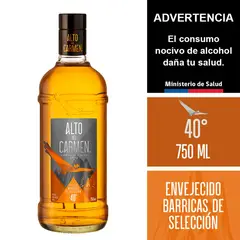 ALTO DEL CARMEN - Pisco Envejecido Barricas de selección 40° 750 cc