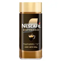 NESCAFE - Café Instantáneo Fina Selección Espresso Nescafe Frasco 100 g