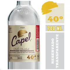 CAPEL - Pisco Capel Transparente 40° Gl
