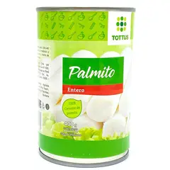 TOTTUS - Palmitos Enteros Tottus 400 g