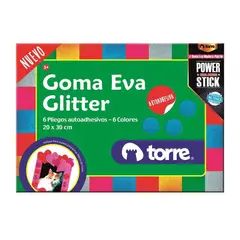 TORRE - Bolson Goma Eva Glitter C/Sticker