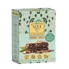 SOUL BAR - Barra cereal manzana canela