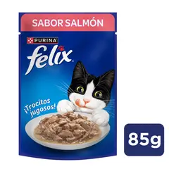 NESTLE - FELIX SALMON EN SALSA  FELIX 85 G.