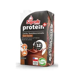 SOPROLE - Leche Semidescremada Protein+ Sabor Chocolate