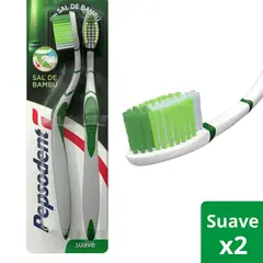 PEPSODENT - Cepillo dental sal de bambú - suave