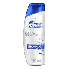 HEAD AND SHOULDERS - Shampoo Limpieza Renovadora Head & Shoulders 180 ml
