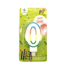 TOTTUS - Vela Numeral Glitter N0 1 Un