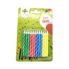 TOTTUS - Velas Espiral  12 Un