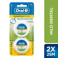 ORAL B - Hilo Dental Sabor Menta Essentialfloss