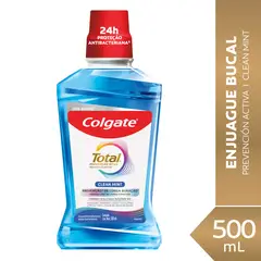COLGATE - Enjuague Bucal Colgate Total Clean Mint 500 ml